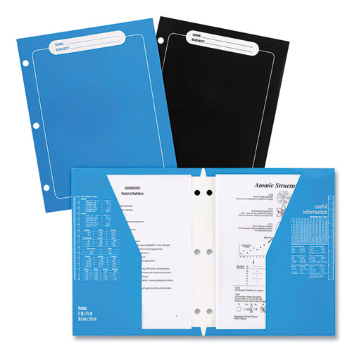 Image of Mead® Trapper Keeper 3-Ring Pocket Binder, 1" Capacity, 11.25 x 12.19, Shapes