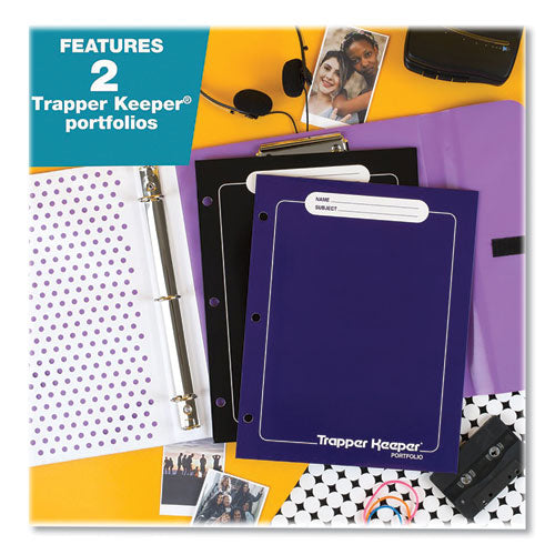 Image of Mead® Trapper Keeper 3-Ring Pocket Binder, 1" Capacity, 11.25 x 12.19, Palm Trees