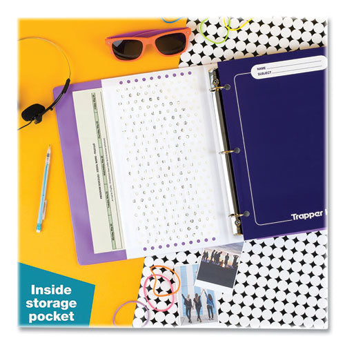 Image of Mead® Trapper Keeper 3-Ring Pocket Binder, 1" Capacity, 11.25 x 12.19, Palm Trees