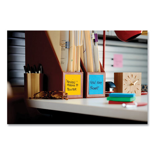 Image of Post-it® Notes Super Sticky Pads in Playful Primary Collection Colors, Cabinet Pack, 3" x 3", 90 Sheets/Pad, 18 Pads/Pack