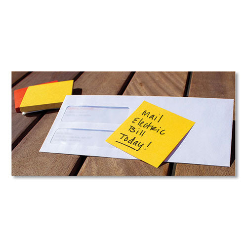 Image of Post-it® Notes Super Sticky Pads in Playful Primary Collection Colors, Cabinet Pack, 3" x 3", 90 Sheets/Pad, 18 Pads/Pack