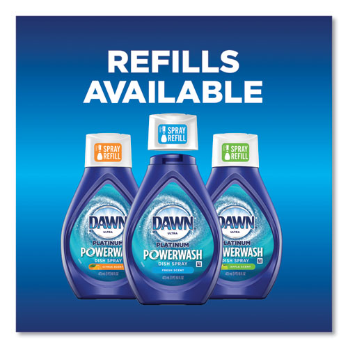 Image of Dawn® Platinum Powerwash Dish Spray Refill, Fresh Scent, 16 oz Refill Bottle