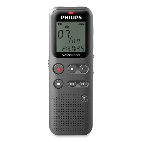 Image of Philips® Voice Tracer DVT1120 Digital Voice Recorder, 8 GB, Black