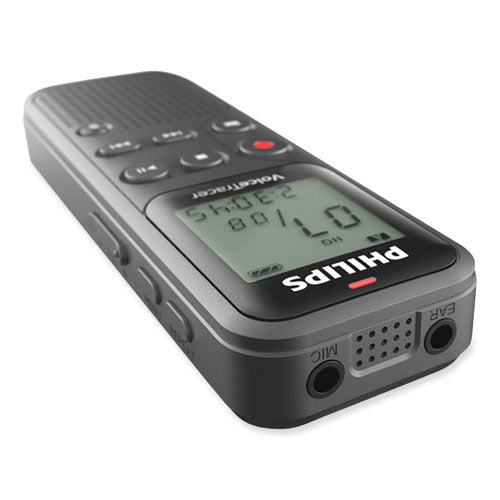 Image of Philips® Voice Tracer DVT1120 Digital Voice Recorder, 8 GB, Black