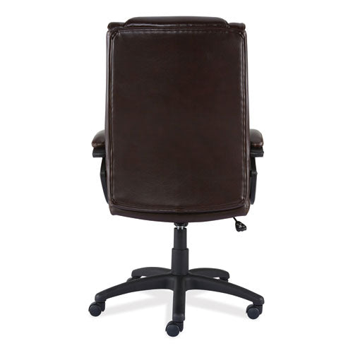 Image of Alera® Alera Brosna Series Mid-Back Task Chair, Supports Up to 250 lb, 18.15" to 21.77" Seat Height, Brown Seat/Back, Brown Base