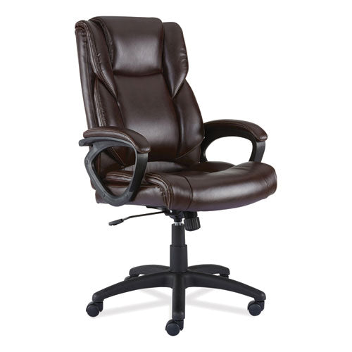 Image of Alera® Alera Brosna Series Mid-Back Task Chair, Supports Up to 250 lb, 18.15" to 21.77" Seat Height, Brown Seat/Back, Brown Base