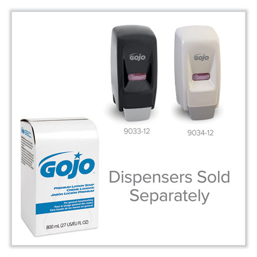 Image of GOJO® Premium Lotion Soap Refill, Waterfall Scent, 800 mL, 12/Carton