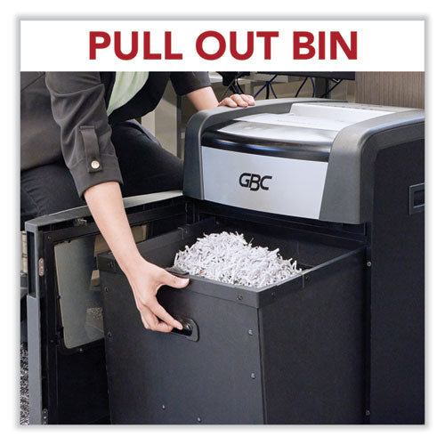 Image of GBC® Momentum X18-12 Micro-Cut P-4 Anti-Jam Shredder, 18 Manual Sheet Capacity