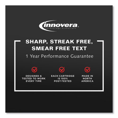 Image of Innovera® Remanufactured Black Extended-Yield Toner, Replacement for 81A (CF281AJ), 18,000 Page-Yield