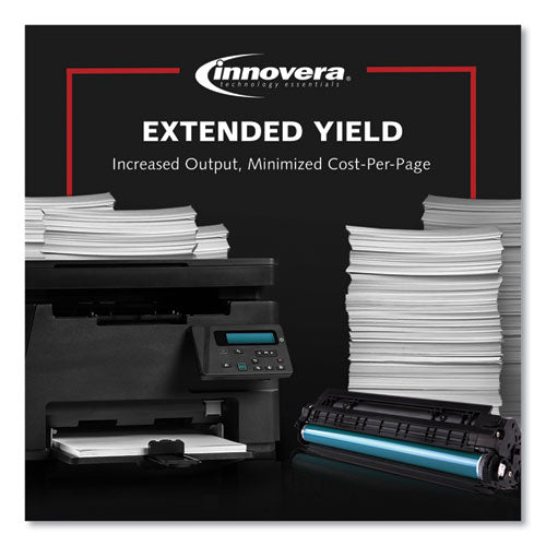 Image of Innovera® Remanufactured Black Extended-Yield Toner, Replacement for 81A (CF281AJ), 18,000 Page-Yield