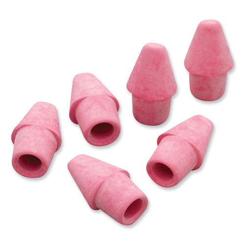 Image of Paper Mate® Arrowhead Eraser Caps, For Pencil Marks, Pink, 144/box