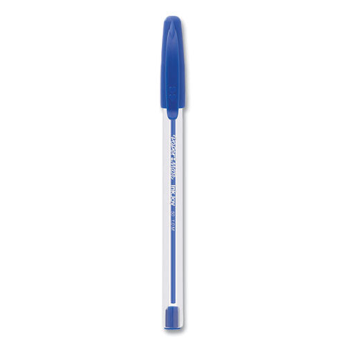 Image of Paper Mate® InkJoy 50ST Ballpoint Pen, Stick, Medium 1 mm, Blue Ink, Clear Barrel, 60/Pack