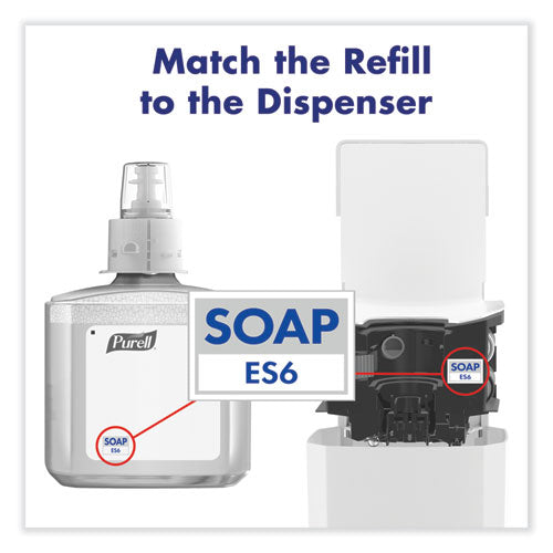 Image of PURELL® Es6 Soap Touch-Free Dispenser, 1,200 Ml, 5.25 X 8.8 X 12.13, White