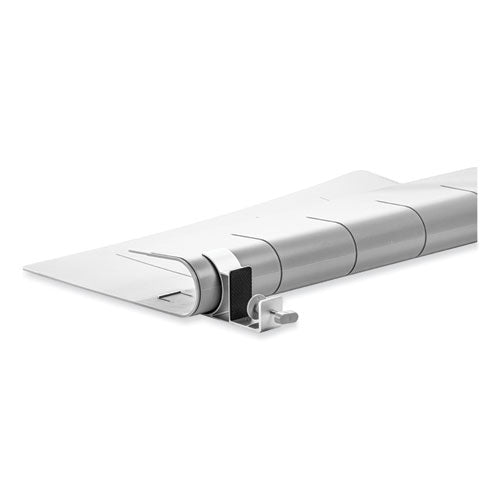 Image of deflecto® Oasis Privacy Panel, 24 x 2.7 x 16.36, Gray
