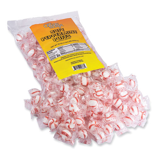 Image of Office Snax® Candy Assortments, Soft Peppermint Puffs, 22 oz Bag