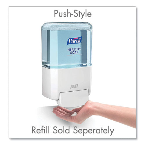Image of PURELL® Es4 Soap Push-Style Dispenser, 1,200 Ml, 4.88 X 8.8 X 11.38, White