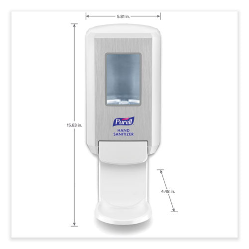 Image of PURELL® Cs4 Hand Sanitizer Dispenser, 1,200 Ml, 6.12 X 4.48 X 10.81, White