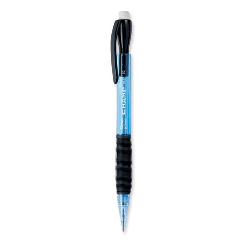 Image of Pentel® Champ Mechanical Pencil Value Pack, 0.7 mm, HB (#2), Black Lead, Blue Barrel, 24/Pack