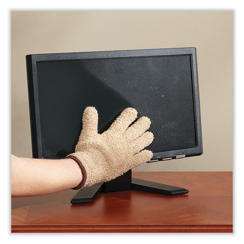Image of Master Caster® Cleangreen Microfiber Dusting Gloves, 5" X 10, Pair