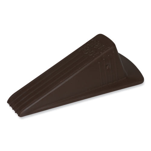 Image of Master Caster® Giant Foot Doorstop, No-Slip Rubber Wedge, 3.5w X 6.75d X 2h, Brown