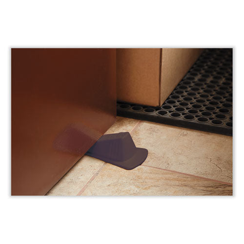 Image of Master Caster® Giant Foot Doorstop, Tpr, 3.5w X 6.75d X 2h, Brown, 12/Box