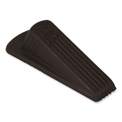 Image of Master Caster® Big Foot Doorstop, No Slip Rubber Wedge, 2.25w X 4.75d X 1.25h, Brown