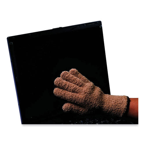 Image of Master Caster® Cleangreen Microfiber Dusting Gloves, 5" X 10, Pair