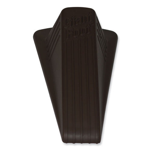 Image of Master Caster® Giant Foot Doorstop, Tpr, 3.5w X 6.75d X 2h, Brown, 12/Box