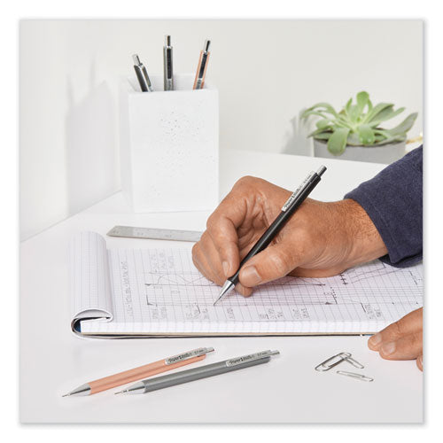 Image of Paper Mate® Advanced Mechanical Pencils, 0.5 Mm, Hb (#2), Black Lead, Gun Metal Gray Barrel