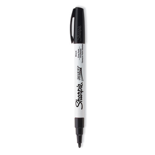 Image of Sharpie® Permanent Paint Marker, Fine Bullet Tip, Black