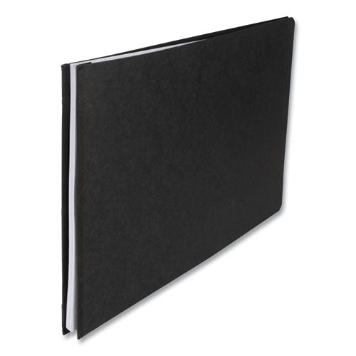 Image of ACCO Pressboard Report Cover with Tyvek Reinforced Hinge, Two-Piece Prong Fastener, 3" Capacity, 11 x 17, Black/Black