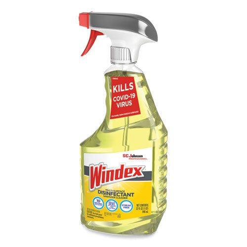 Image of Windex® Multi-Surface Disinfectant Cleaner, Fresh Scent, 32 Oz Spray Bottle, 8/carton