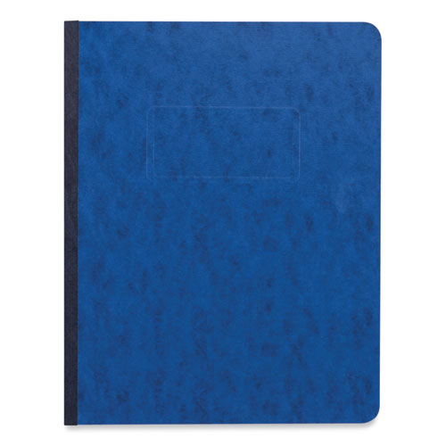 Image of Universal® Pressboard Report Cover, Two-Piece Prong Fastener, 3" Capacity, 8.5 X 11, Dark Blue/dark Blue