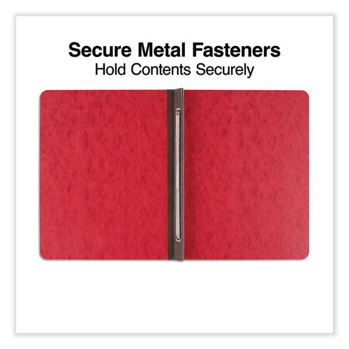 Image of Universal® Pressboard Report Cover, Two-Piece Prong Fastener, 3" Capacity, 8.5 X 11, Executive Red/executive Red