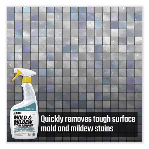 Image of CLR PRO® Mold and Mildew Stain Remover, 32 oz Spray Bottle, 6/Carton