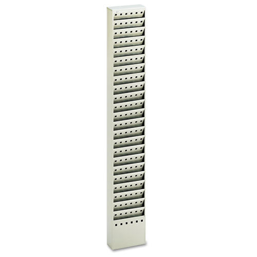 Image of Safco® Steel Magazine Rack, 23 Compartments, 10w X 4d X 65.5h, Gray