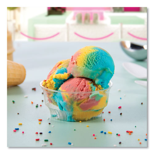 Image of SOLO® Sundae Cups, 5 oz, Plastic, Clear, 50/Bag, 20 Bags/Carton