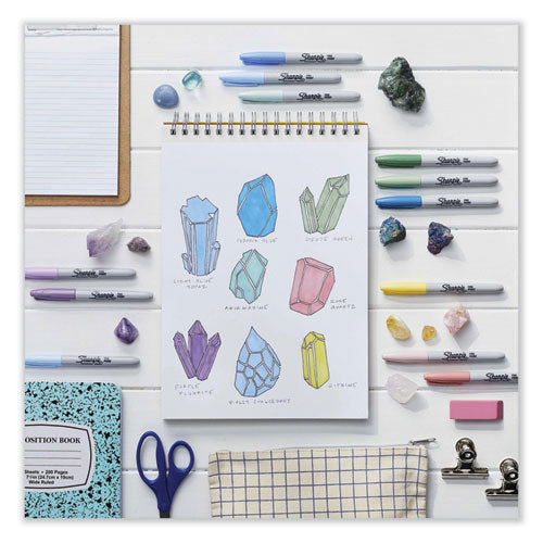 Image of Sharpie® Mystic Gems Markers, Fine Bullet Tip, Assorted, 24/pack