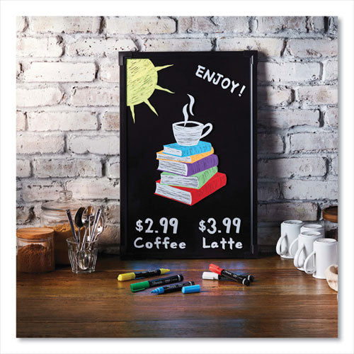 Image of Sharpie® Wet-Erase Chalk Marker, Medium Bullet Tip, White, 2/pack