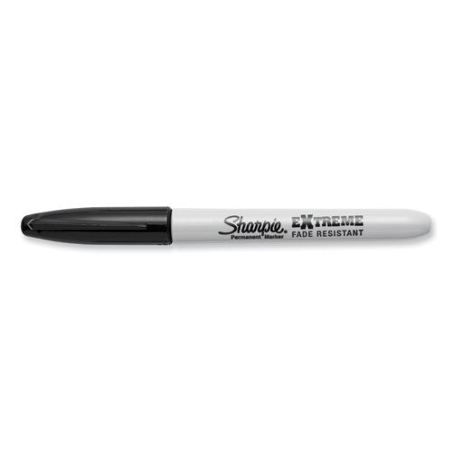 Image of Sharpie® Extreme Marker, Fine Bullet Tip, Black, Dozen