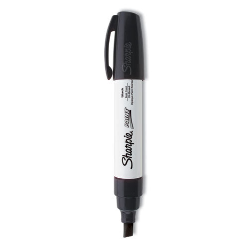 Image of Sharpie® Permanent Paint Marker, Extra-Broad Chisel Tip, Black