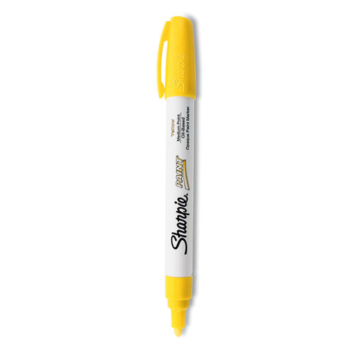 Image of Sharpie® Permanent Paint Marker, Medium Bullet Tip, Yellow