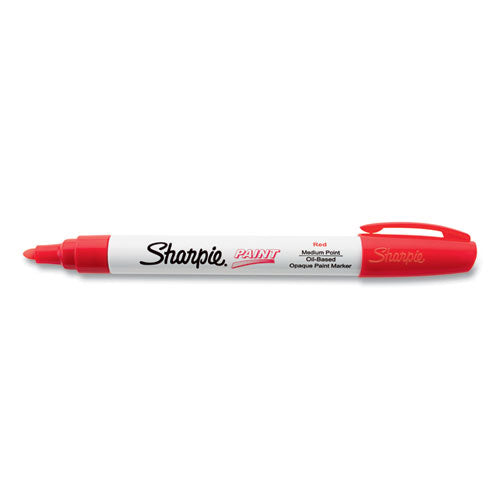 Image of Sharpie® Permanent Paint Marker, Medium Bullet Tip, Red