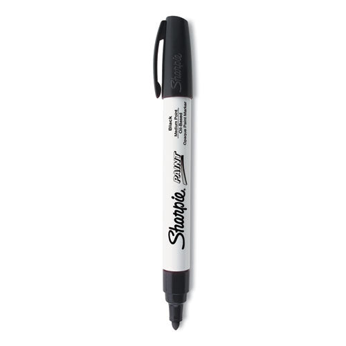 Image of Sharpie® Permanent Paint Marker, Medium Bullet Tip, Black