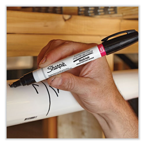 Image of Sharpie® Permanent Paint Marker, Medium Bullet Tip, Black