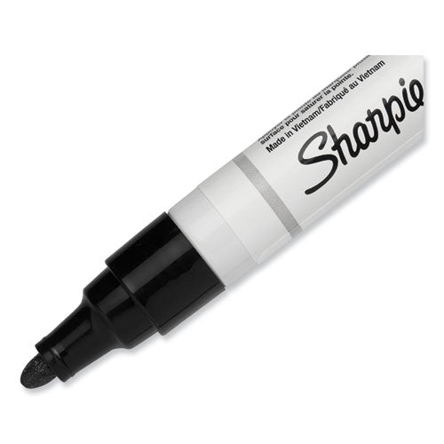 Image of Sharpie® Permanent Paint Marker, Medium Bullet Tip, Black