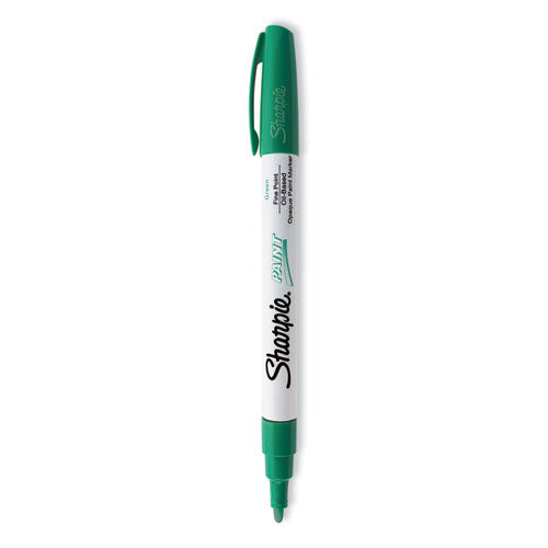 Image of Sharpie® Permanent Paint Marker, Fine Bullet Tip, Green