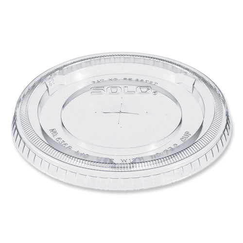 Image of Dart® Plastic Cold Cup Lids, Fits 32 oz Cold Cups, Plastic, Clear, 500/Carton