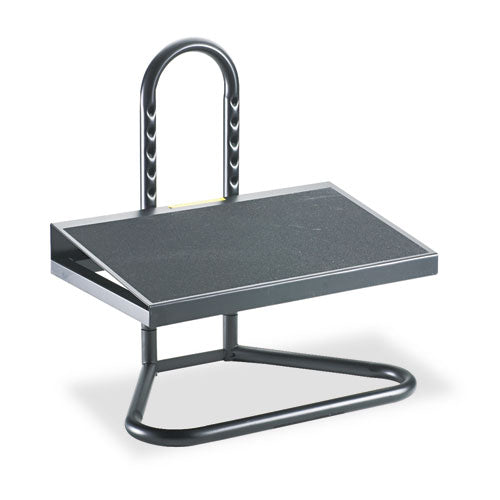 Image of Safco® Task Master Adjustable Height Footrest, 20w X 12d X 5.5 To 15h, Black