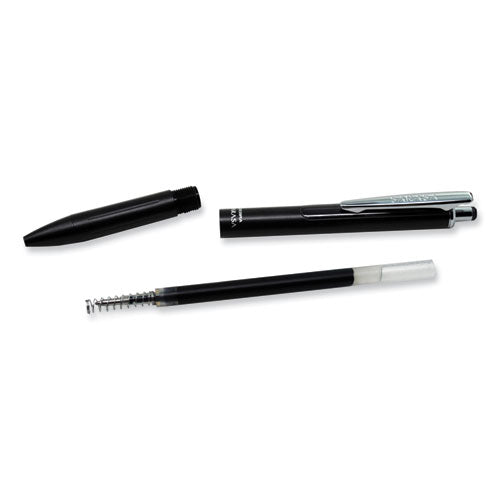 Image of Zebra® Jf Refill For Jimnie, Sarasa, Ecosarasa, Orbitz, Z-Grip And Gr8 Gel Roller Ball Pens, Medium Conical Tip, Black Ink, 2/pack